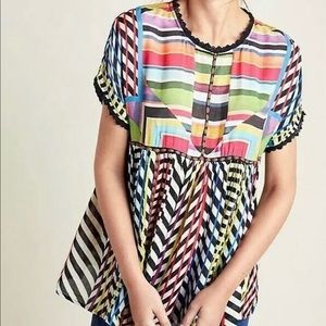 NWT Anthropologie Kynsa Tunic Size M